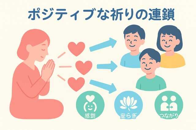 他人の幸せを祈る効果で人生好転